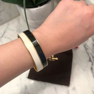 Kate Spade Black and White Bangle